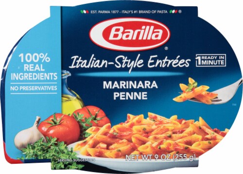 Barilla Italian-Style Entrees Marinara Penne Perspective: front