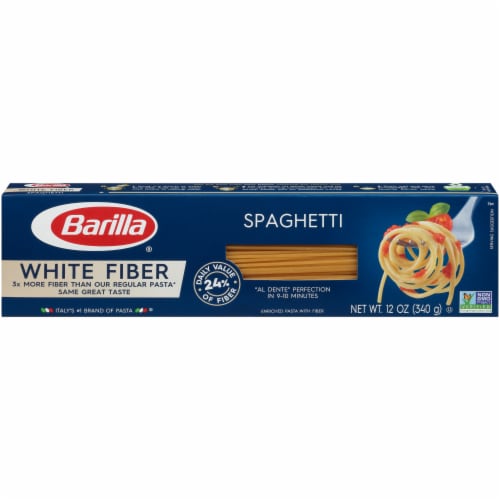 Barilla White Fiber Pasta Spaghetti Perspective: front