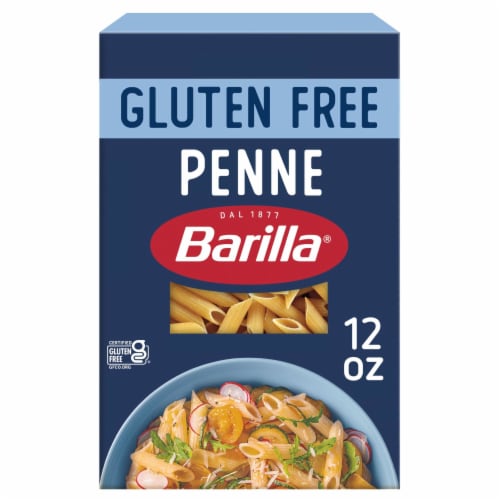 Barilla Gluten Free Penne Non-GMO Project Verified & Vegan Pasta Perspective: front