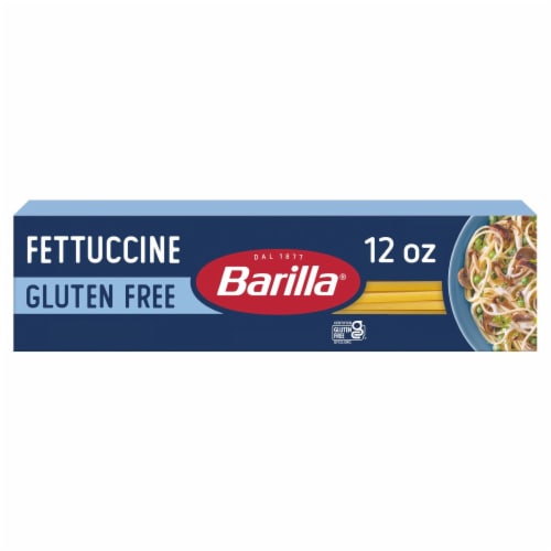 Barilla Gluten Free Fettuccine Non-GMO Project Verified Pasta Perspective: front