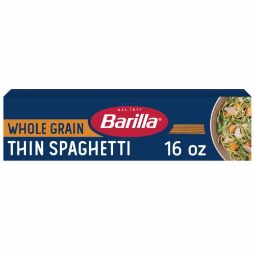 Barilla Blue Box Thin Spaghetti Non-GMO Certified & Kosher Pasta, 16 oz -  Ralphs