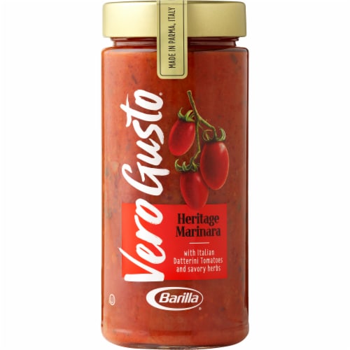 Barilla® Vero Gusto™ Heritage Marinara Non-GMO Verified Pasta Sauce Perspective: front