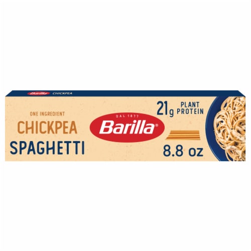 Barilla Chickpea Spaghetti Naturally Gluten Free Non-GMO Pasta Perspective: front