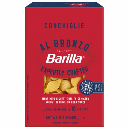 Barilla® Al Bronzo™ Conchiglie Pasta Perspective: front