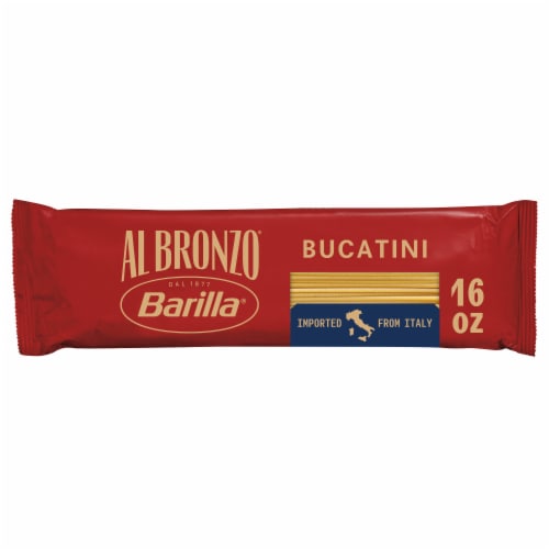 Barilla Al Bronzo Bucatini Pasta Perspective: front