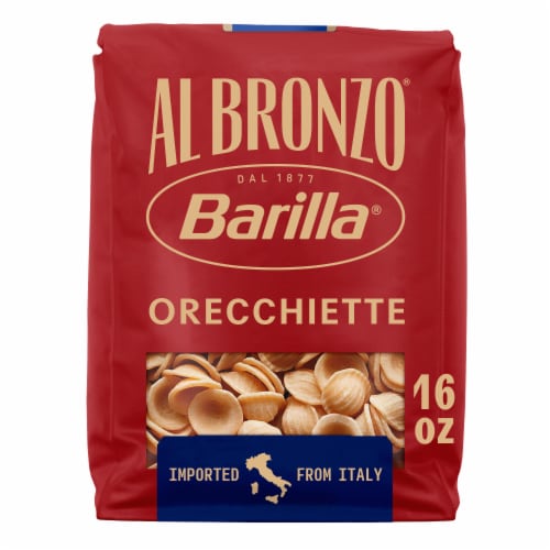 Barilla Al Bronzo Orecchiette Pasta Perspective: front