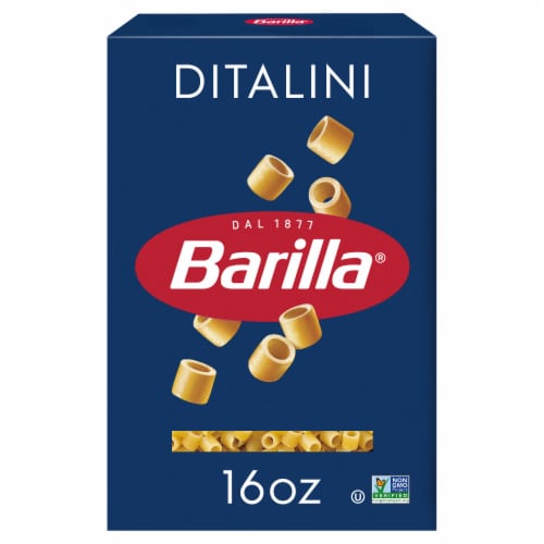 Barilla Blue Box Ditalini Non-GMO Certified and Kosher Pasta