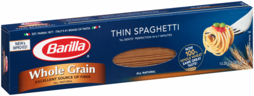 Barilla Whole Grain Thin Spaghetti Perspective: front