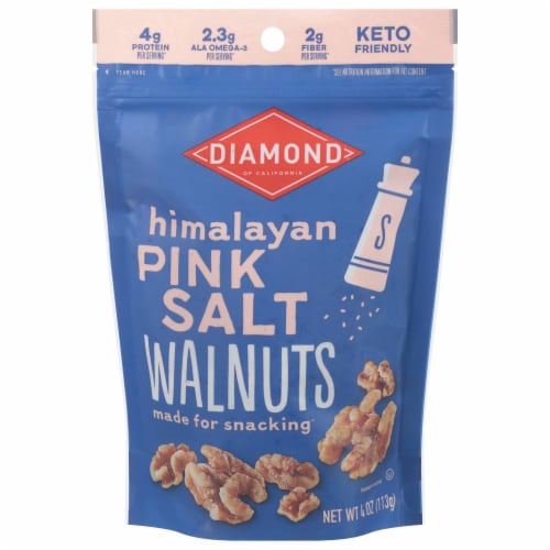 Diamond of California® Himalayan Pink Salt Walnuts Perspective: front