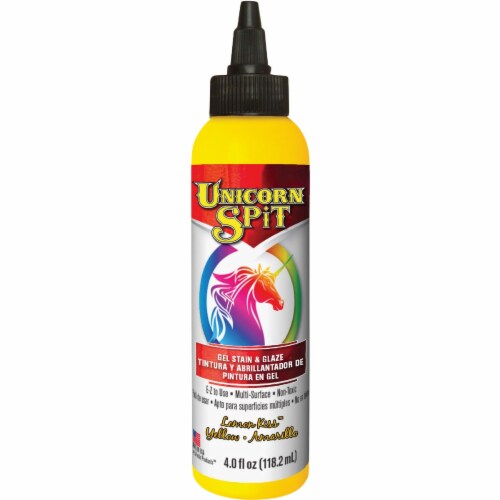 Unicorn Spit el Stain & Glaze - Lemon Kiss Perspective: front