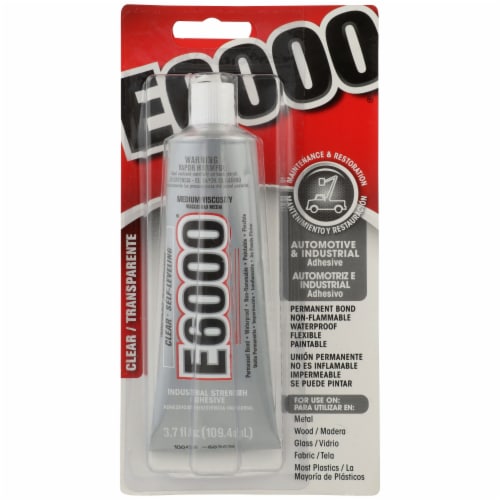 E6000 Automotive & Industrial Adhesive - Clear Perspective: front