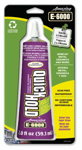 Eclectic E6000 Clear Craft Adhesive - 2 oz tube