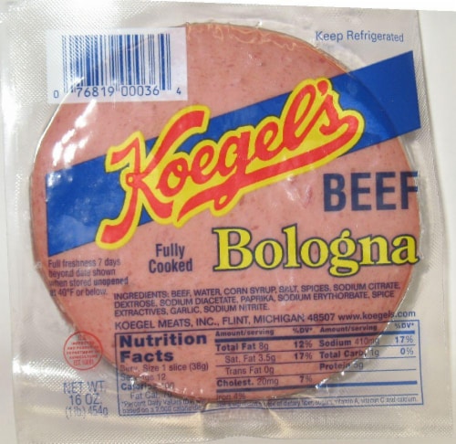 Koegel's Beef Bologna Perspective: front