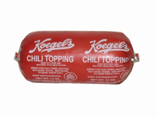 Koegel's Hot Dog Chili Topping Perspective: front