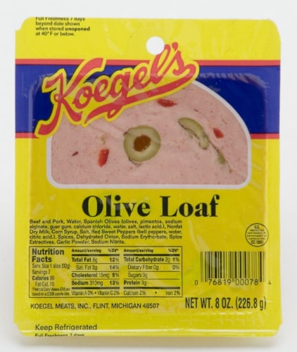 Koegel's Olive Loaf Perspective: front