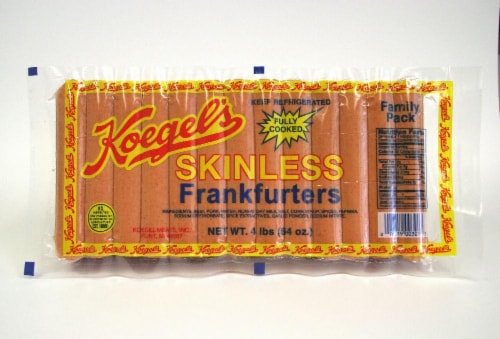 Koegel's Skinless Frankfurters Family Pack Perspective: front