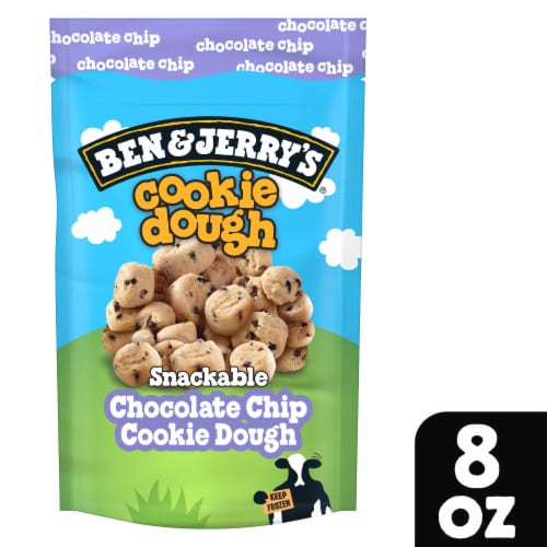 Ben & Jerry's Cookie Dough Chunks Chocolate Chip Perspective: front
