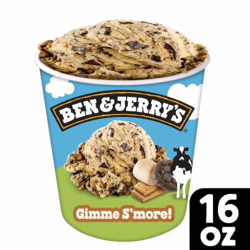 Ben & Jerry's Gimme S'more! Ice Cream Perspective: front