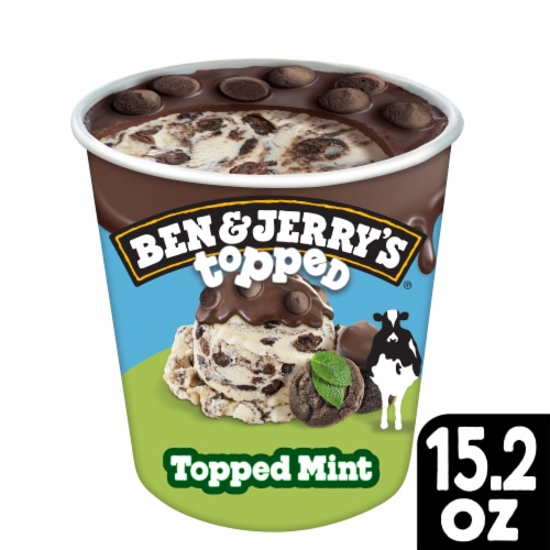 Ben & Jerry’s Thick Mint Topped Ice Cream