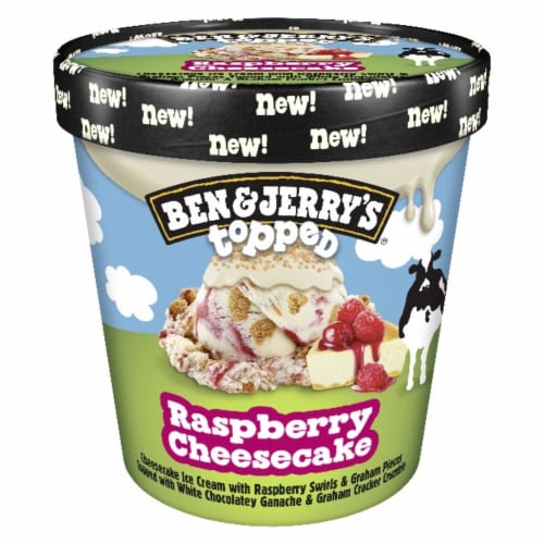 Ben & Jerry’s® Topped Raspberry Cheesecake Ice Cream