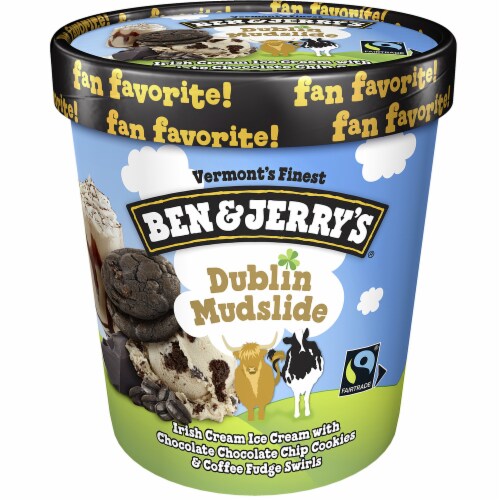 Ben & Jerry's® Dublin Mudslide Ice Cream Perspective: front