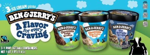 Ben Jerry s Ice Cream Pints 3 ct 1 pt Kroger
