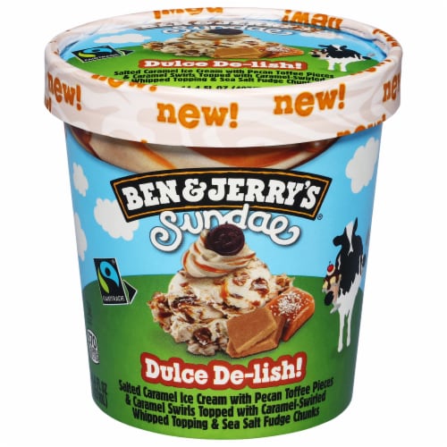 Ben & Jerry's® Dulce Delish Ice Cream Pint Perspective: front