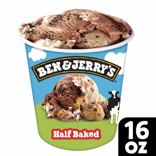 Ben & Jerry's Pint Half Baked® Ice Cream Perspective: front