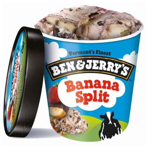 Ben Jerry s Banana Split Ice Cream 1 pt Kroger