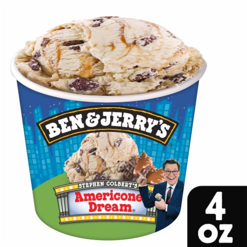Ben & Jerry's Americone Dream with Vanilla Ice Cream Cup Perspective: front