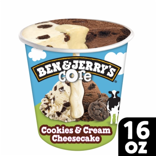 Ben & Jerry's Cookies and Cream Cheesecake Core Ice Cream, 16 oz - Dillons Food Stores Ben & Jerry's Cookies and Cream Cheesecake Core Ice Cream, 16 oz - Dillons Food Stores