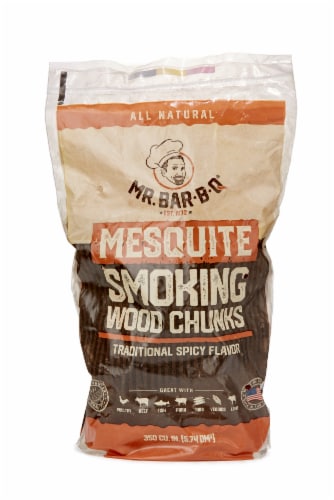 Mr. Bar-B-Q® Mesquite Wood Chunks Perspective: front