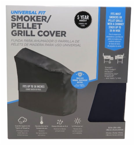 Universal Large Smoker and Grill Cover Perspective: front