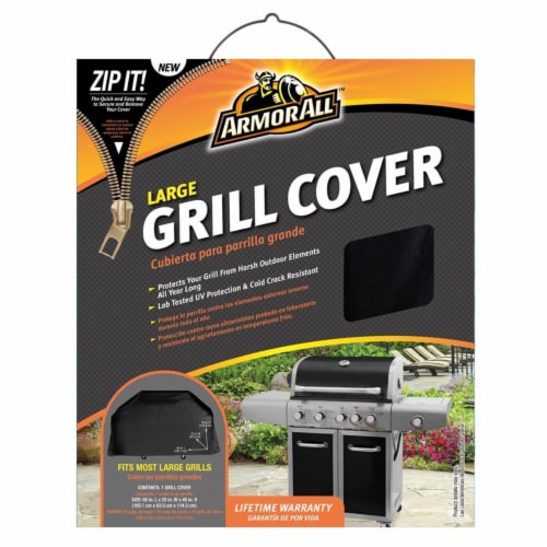 Armor All® Large Grill Cover - Black Perspective: front