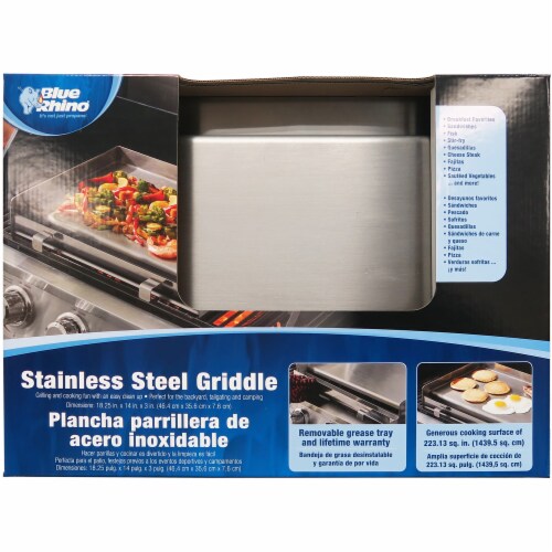 Blue Rhino Stainless Steel Griddle Perspective: front