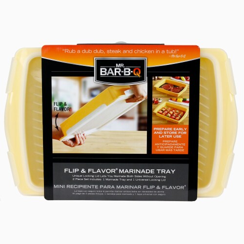 Flip & Flavor Marinade Tray Perspective: front