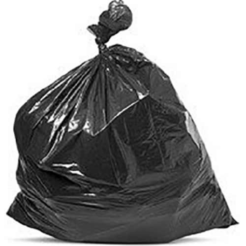 Large Drawstring Trash Bags, Black, 33 Gallons, 33-Ct.