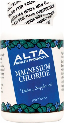 Alta Health Magnesium Chloride Tablets Perspective: front
