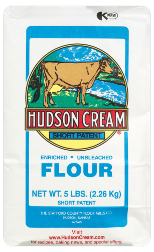 Hudson Cream Unbleached Flour Perspective: front