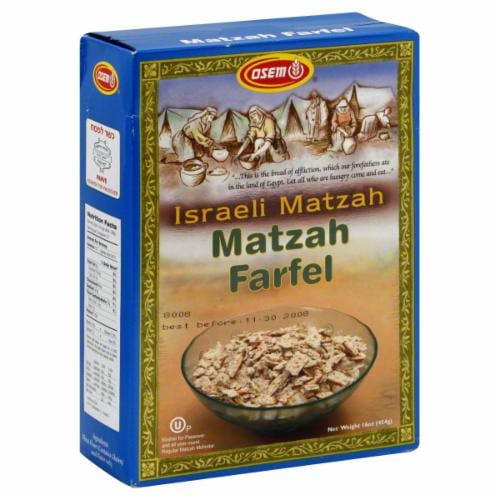 Osem Matzah Farfel Perspective: front
