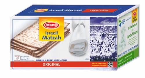 Osem Original Israeli Matzah Perspective: front