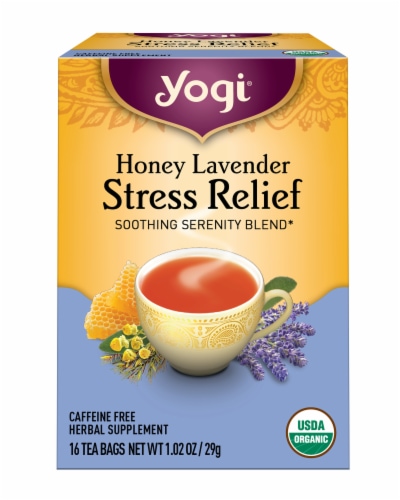 Yogi Honey Lavender Stress Relief Herbal Tea Bags