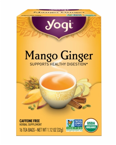 Yogi® Mango Ginger Tea Bags Perspective: front