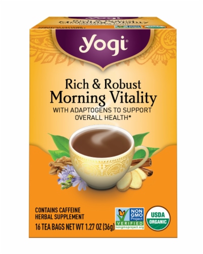 Yogi® Rich & Robust Morning Vitality Tea, 16 ct - Kroger