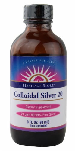 Heritage Products Colloidal Silver 20, 3 fl oz - City Market