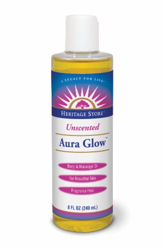 Heritage Store Aura Glow Oil Perspective: front