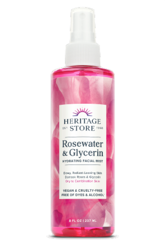 Heritage Store Rosewater & Glycerin Hydrating Facial Mist Perspective: front
