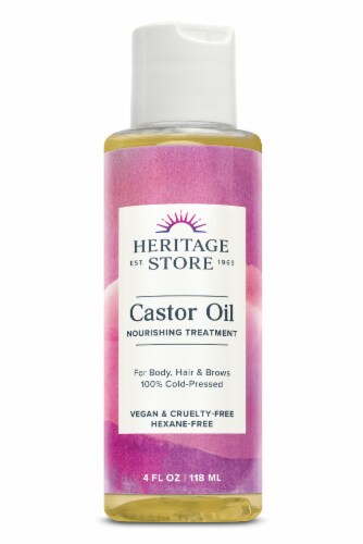 Heritage Store Castor Oil Perspective: front