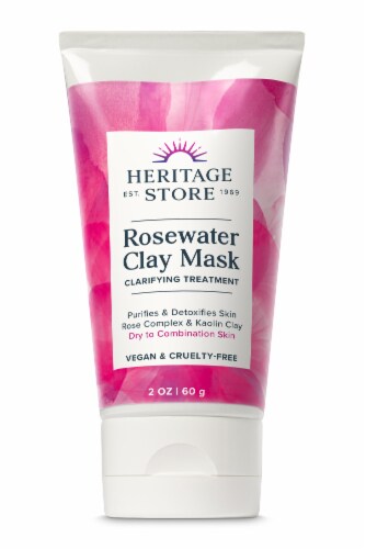 Heritage Store Rosewater Clay Mask Perspective: front