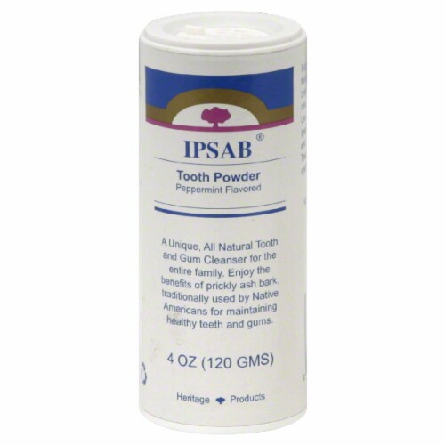 Heritage Products Ipsab Tooth Powder Perspective: front